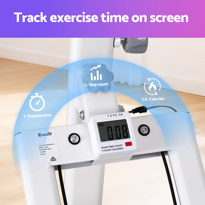 Everfit Step Machine Stair Climber for Home Gym Exercise Foldable LED Display Adjustable Handlebar - Image 6