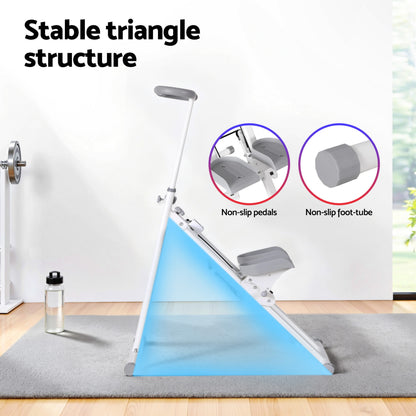 Everfit Step Machine Stair Climber for Home Gym Exercise Foldable LED Display Adjustable Handlebar - Image 7