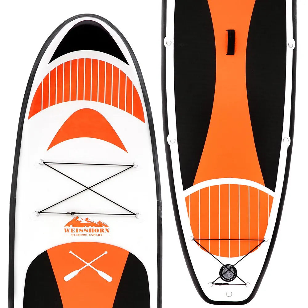 Weisshorn Stand Up Paddle Board 11ft Inflatable SUP Surfboard Paddleboard Kayak Surf Red - Image 3