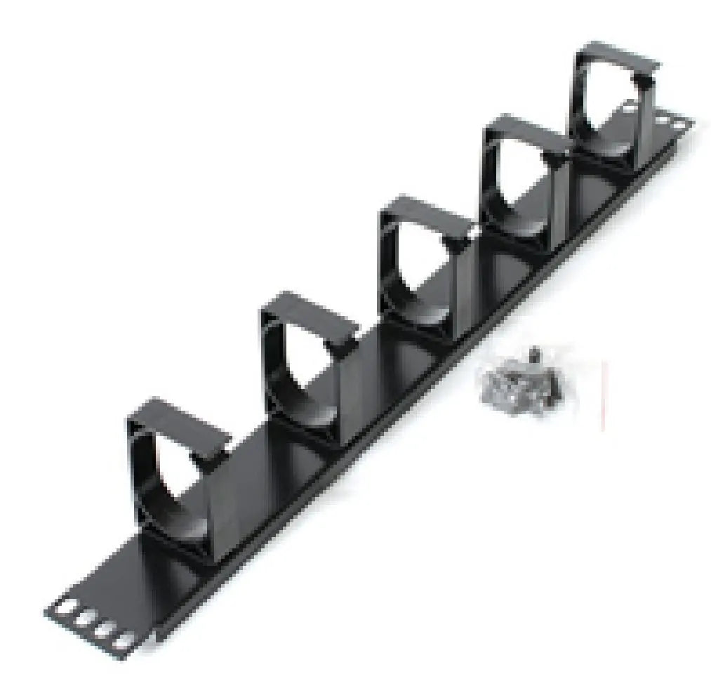 Astrotek 1U Rack Mount Cable Management Plastic Panel - Cables