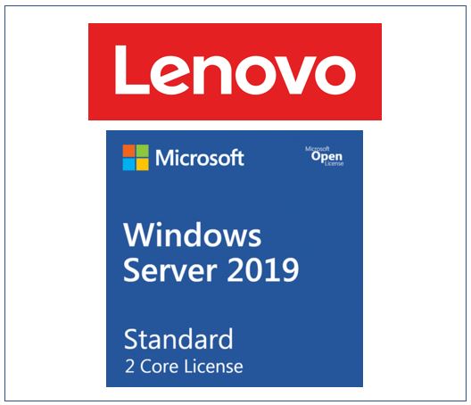 LENOVO Windows Server 2019 Standard Additional License (2 core) (No Media/Key) (Reseller POS Only...