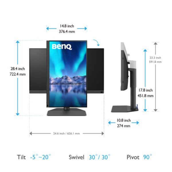 BenQ SW272U 27" 4K Photographer Monitor - Monitors - Image 9