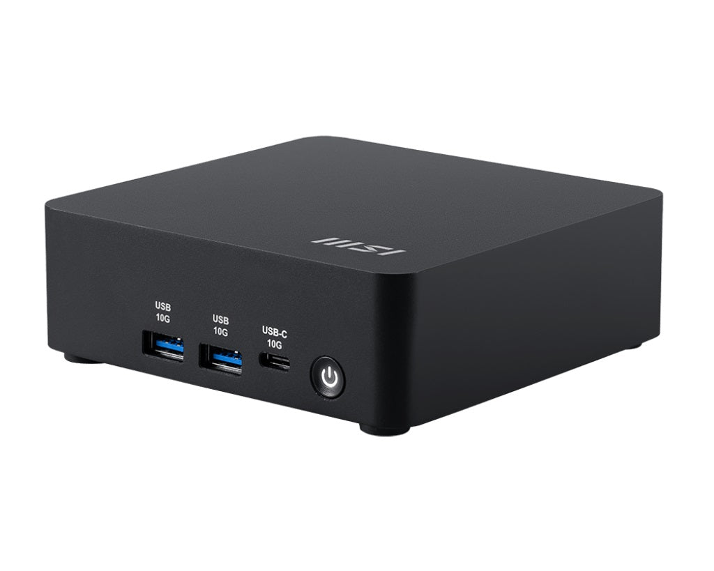 MSI Cubi NUC AI 1UMG-012BAU Mini PC Black Barebone Core Ultra 7 155H, 2x Thunderbolt 4 2x HDMI 2x...