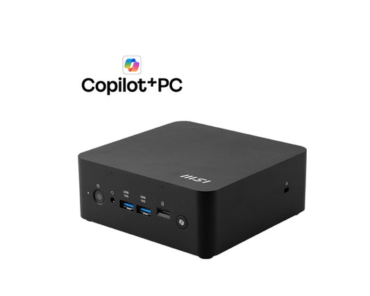 MSI Cubi NUC AI+ 2MG-013AU, Black, Core Ultra 7 258V/D5 32GB/1TB SSD/Win11Pro NG/Power Switch Cab...