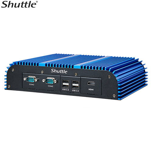 Shuttle BPCWL02 Embedded Box PC Barebone - Whiskey Lake Intel i3-8145UE, Fan-Less Robust Aluminum...