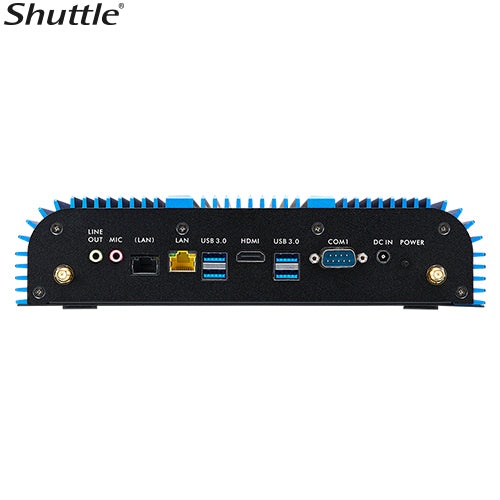 Shuttle BPCWL02 Embedded Box PC Barebone - Whiskey Lake Intel i3-8145UE, Fan-Less Robust Aluminum... - Image 4