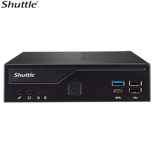 Shuttle DH610 Slim Mini PC 1L Barebone - Intel 12th/13th/14th Gen , 2xDDR4, 2.5' HDD/SSD bay, 2xL...