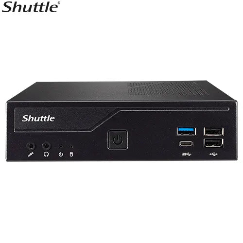 Shuttle DH610 Slim Mini PC 1L Barebone - Intel 12th/13th/14th Gen , 2xDDR4, 2.5' HDD/SSD bay, 2xL...