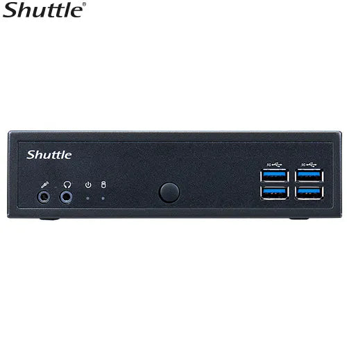 Shuttle DL30N Slim Mini PC 1L Barebone - Intel Processor N100, Fan-less, LAN, RS232/RS422/RS485,...