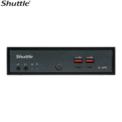Shuttle AI XPC, Intel ® Meteor Lake Core Ultra 5 125H processor, 2x DDR5, 3x M.2 2280, 2x HDMI, 2...