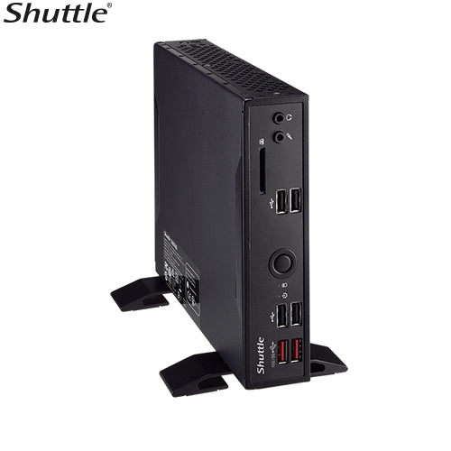 Shuttle DS20U V2 Slim Mini PC 1L Barebone - Intel Celeron 5205U, Fan-less, 2x LAN , RS232/RS422/R... - Image 3