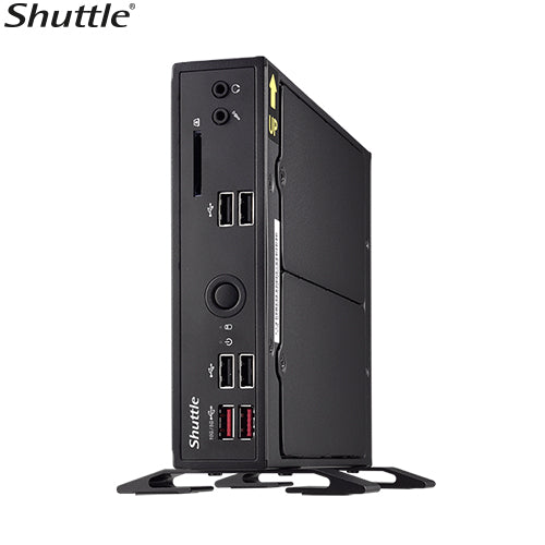 Shuttle DS20U V2 Slim Mini PC 1L Barebone - Intel Celeron 5205U, Fan-less, 2x LAN , RS232/RS422/R... - Image 4