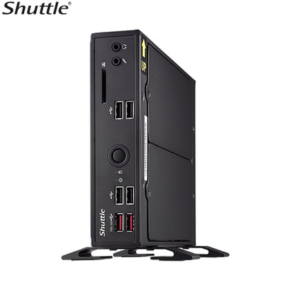 Shuttle DS20U V2 Slim Mini PC 1L Barebone - Intel Celeron 5205U, Fan-less, 2x LAN , RS232/RS422/R... - Image 4