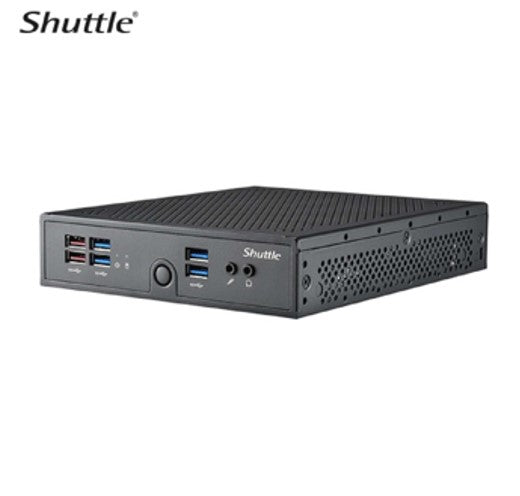 Shuttle XPC SLIM Barebone - Core i5-1335U (15W), 2x DDR5, 2x M.2 2280, HDMI, DP, VGA, COM, 2 x LA...