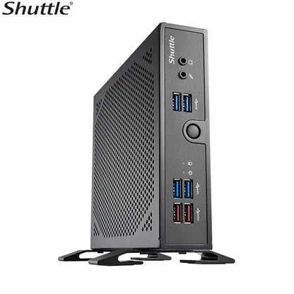Shuttle DS50U Slim Mini PC 1.3L Barebone - Celeron 7305, 2x DDR5, 2x M.2 2280, HDMI, DP, VGA, COM... - Image 2