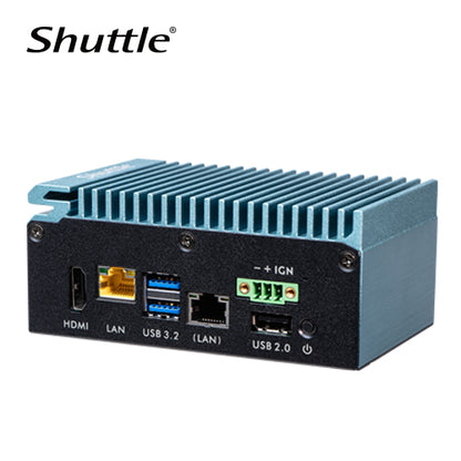 Shuttle SPCEL03 Industrial Computer -Intel Atom x6413E, 1x HDMI, 2x LAN,3x USB, RS232/422/485, DI...