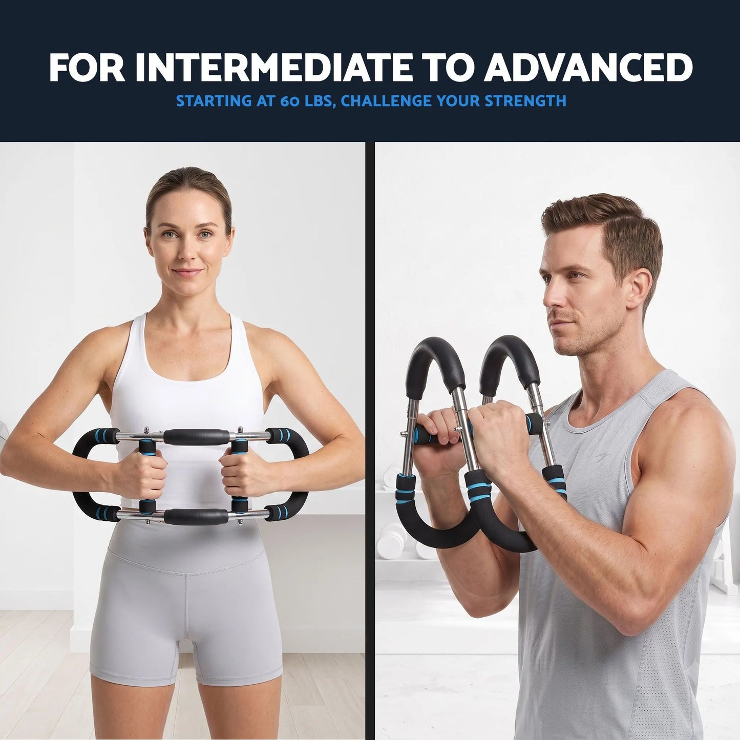 Everfit Twister Arm Exerciser 60-90lb Adjustable Chest Workout Equipment Home Gym Fitness - Image 6