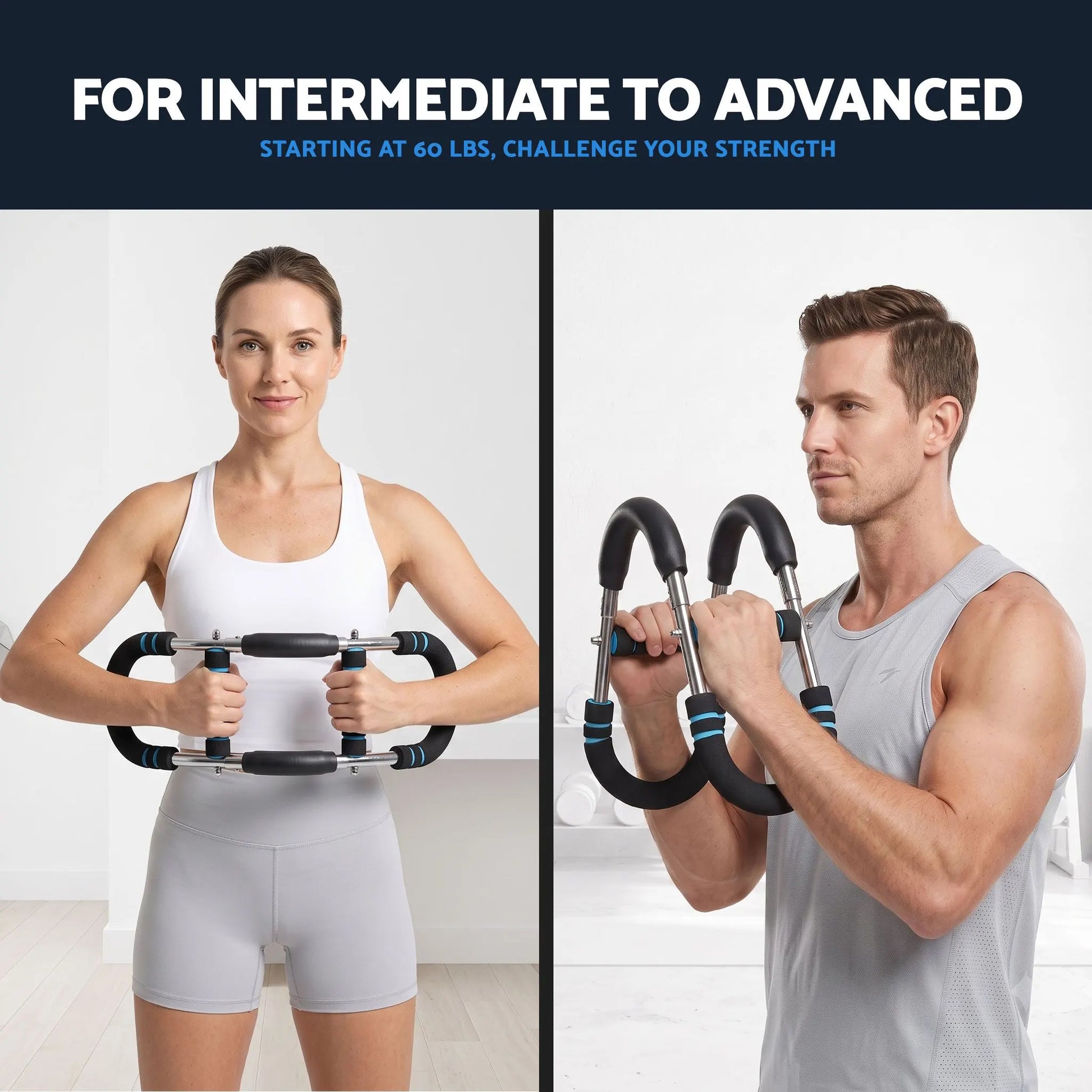 Everfit Twister Arm Exerciser 60-90lb Adjustable Chest Workout Equipment Home Gym Fitness - Image 6