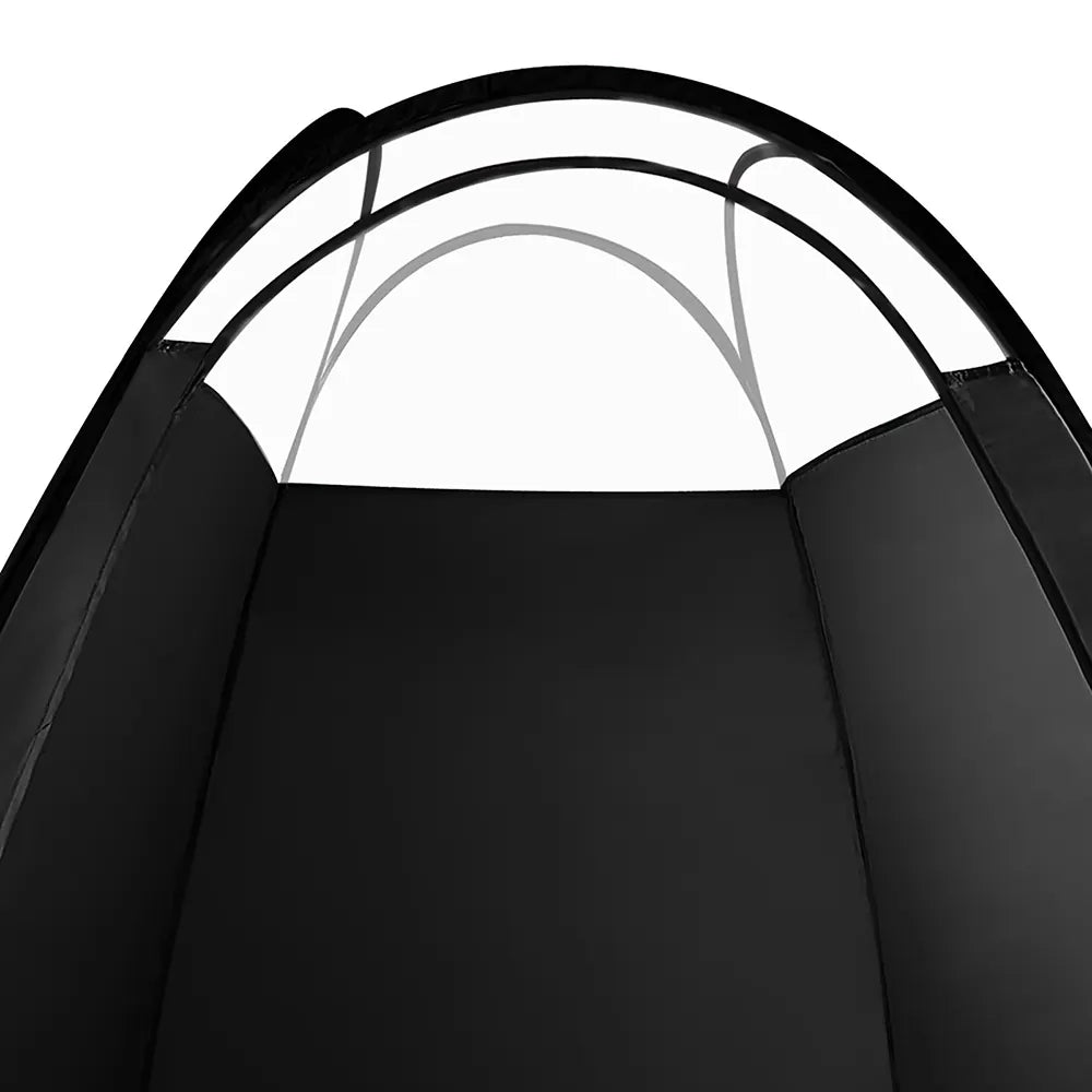 Portable Pop Up Tanning Tent - Black - Image 3