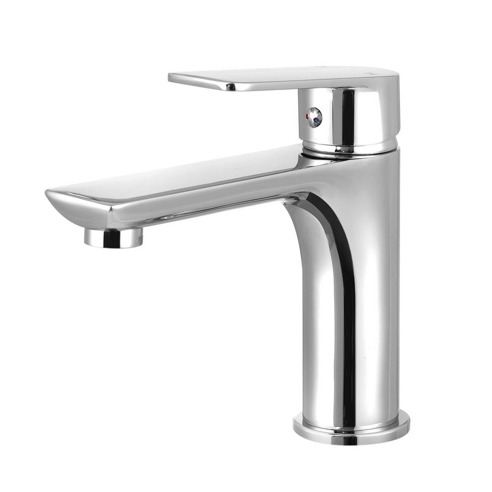 Cefito Bathroom Basin Mixer Tap Brass Faucet Vanity Laundry Sink Chrome - Image 2