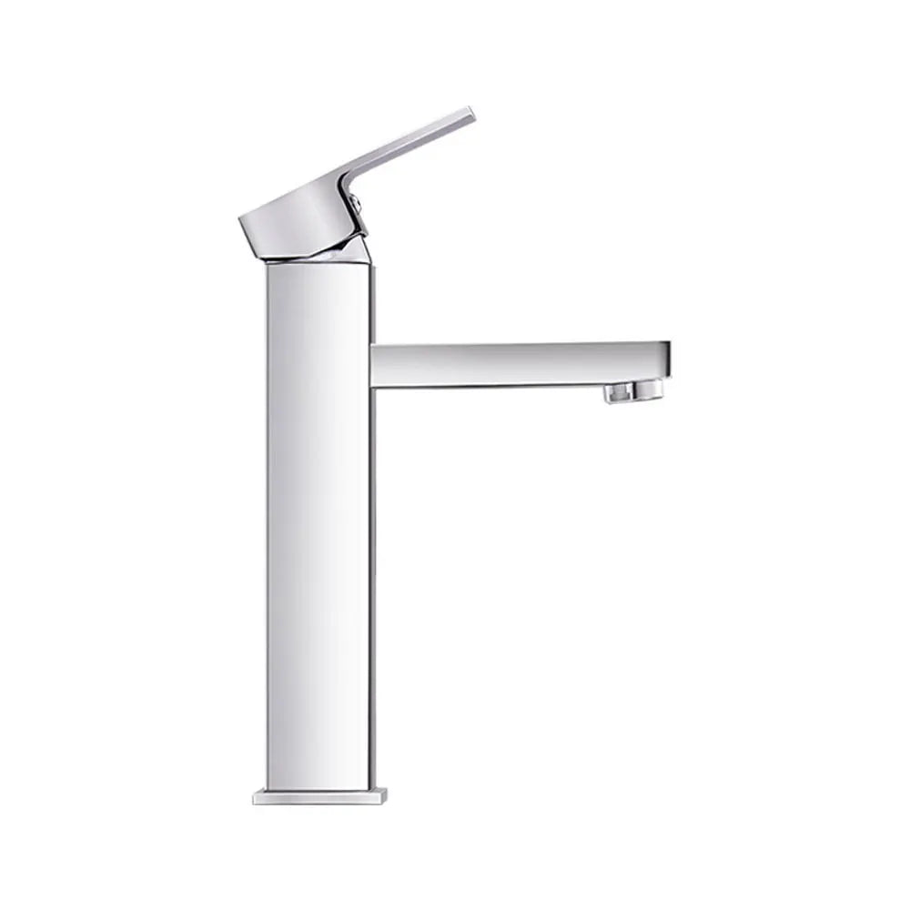 Cefito Bathroom Basin Mixer Tap Square Tall Faucet Vanity Laundry Chrome - Image 4