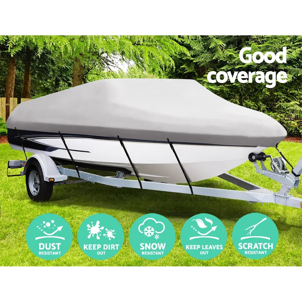 Seamanship 16-18.5ft Boat Cover Trailerable Marine Grade 600D - Image 3