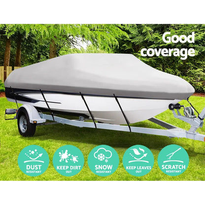 Seamanship 16-18.5ft Boat Cover Trailerable Marine Grade 600D - Image 3