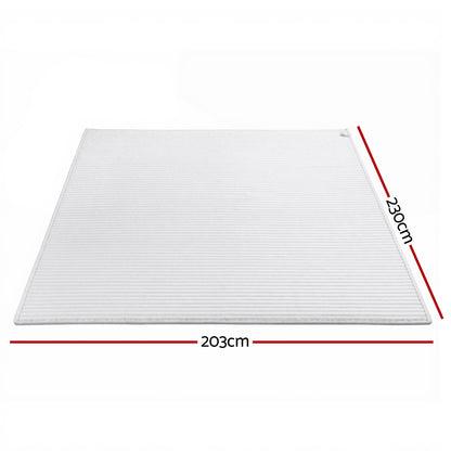 Giselle 203x230cm Throw Blanket Fleece Soft Lightweight Cozy Sofa Couch Bed Throw - Image 3