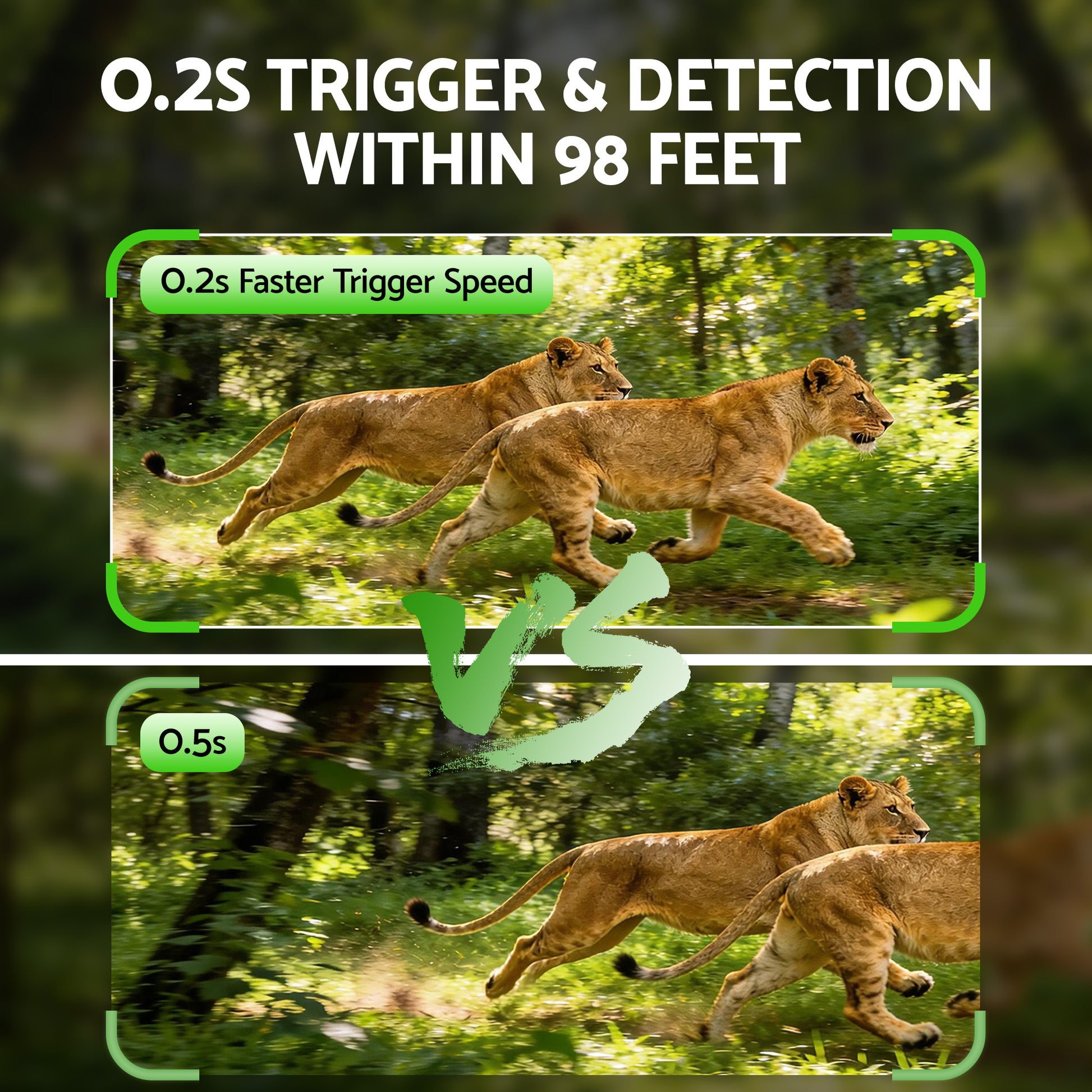 UL-TECH 4K WiFi Trail Camera 48MP 0.2s Trigger Game Camera Camo - Image 7