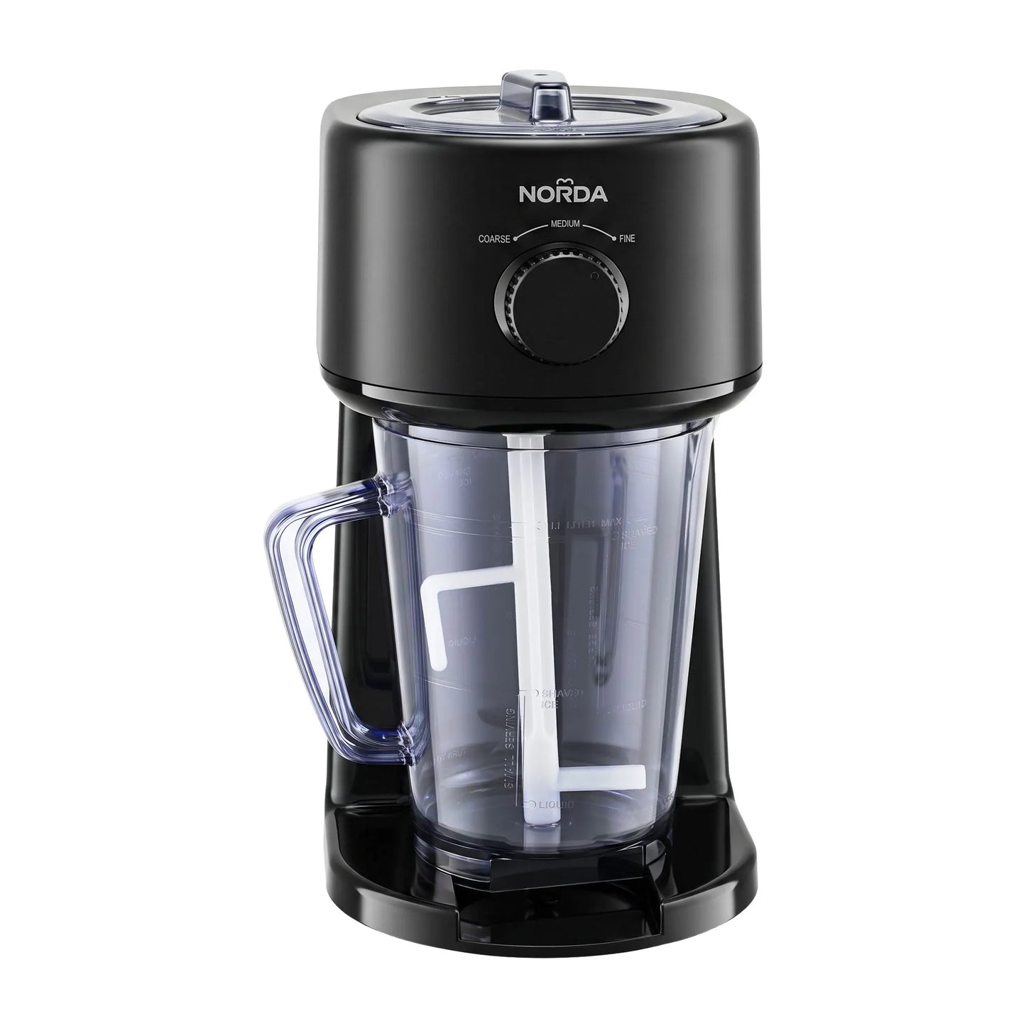 NORDA 1.1L Slushie Machine Shaved Ice Maker 3 Texture Levels Black - Image 3