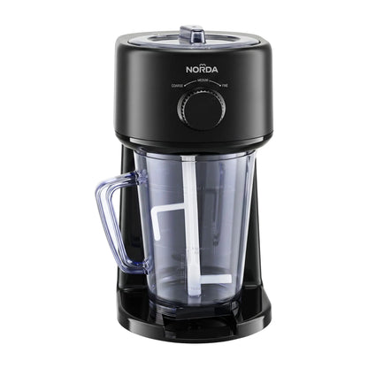 NORDA 1.1L Slushie Machine Shaved Ice Maker 3 Texture Levels Black - Image 3