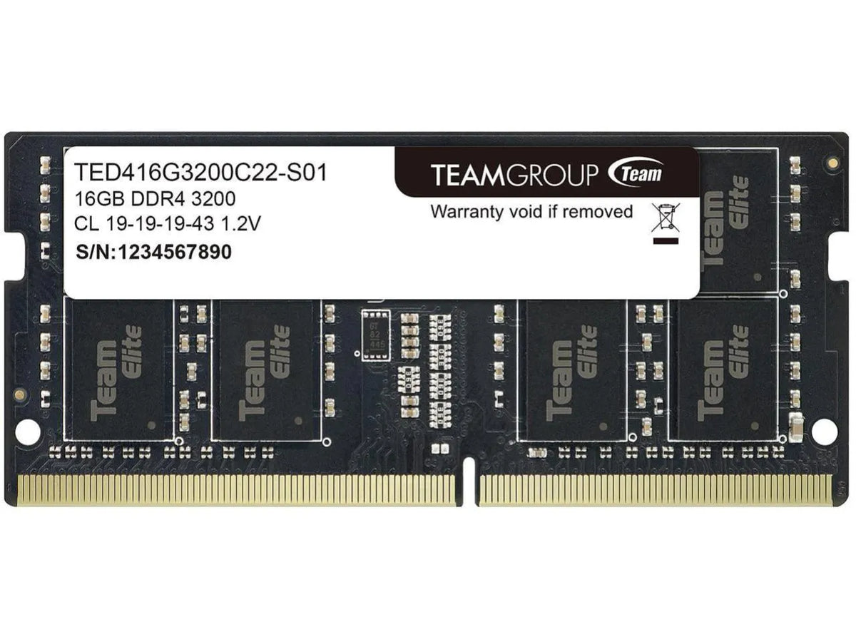 Team Group Elite 16GB (1x16GB) 3200MHz DDR4 SODIMM - Memory - Image 2