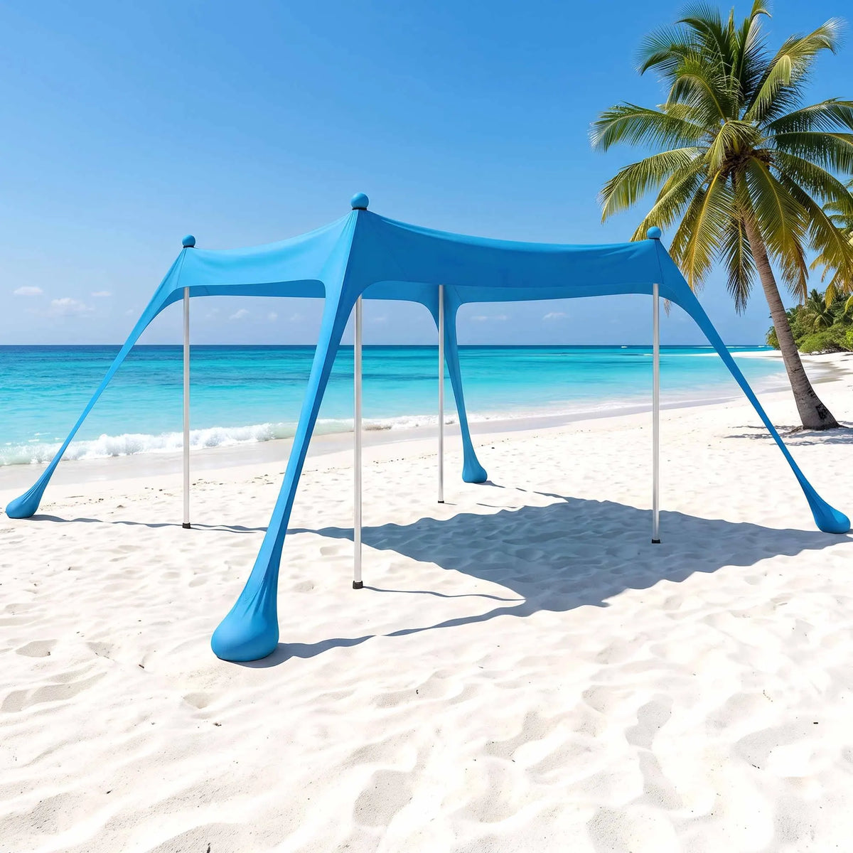 Weisshorn Beach Tent Sun Shelter UPF 50+ Shade 3x3m for 8 Person Outdoor
