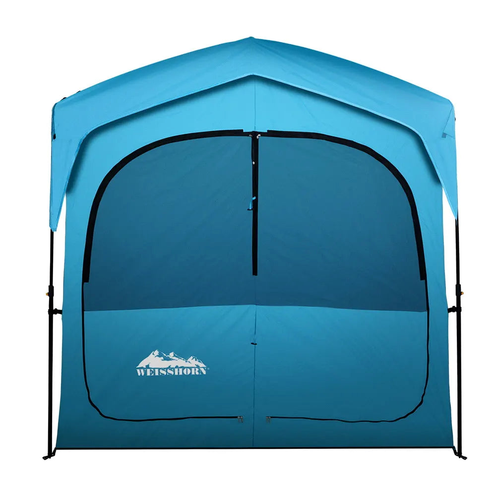 Weisshorn Double Camping Shower Toilet Tent Outdoor Fast Set Up Change Room - Image 3