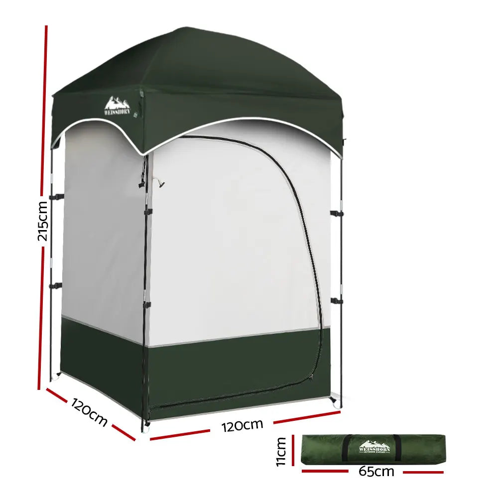 Weisshorn Camping Shower Toilet Tent Outdoor Portable Changing Room Ensuite - Image 2