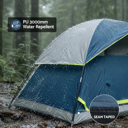 Weisshorn 2 Person Camping Dome Tent Lightweight Waterproof Outdoor Hiking - Image 3