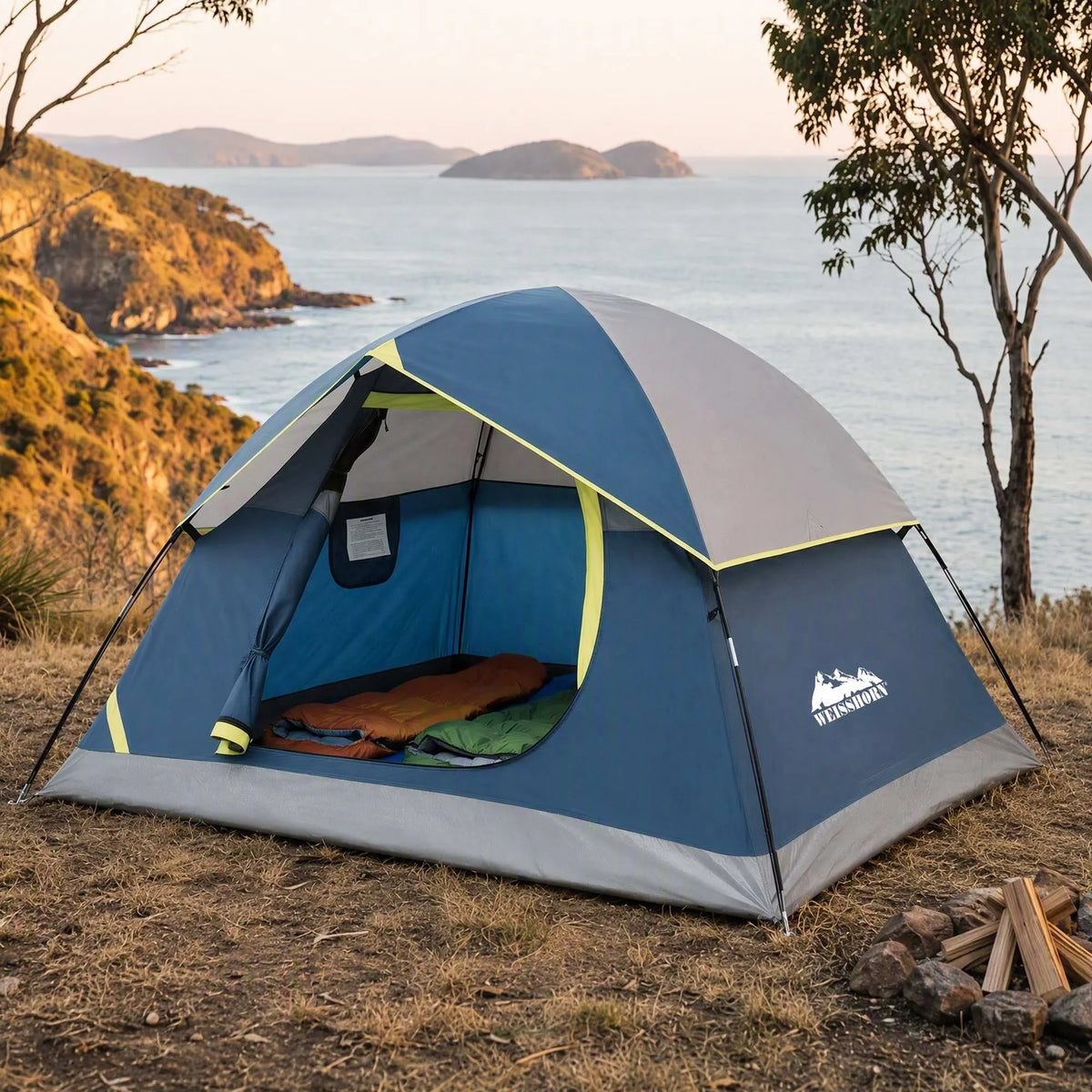 Weisshorn 2 Person Camping Dome Tent Lightweight Waterproof Outdoor Hiking - Image 8