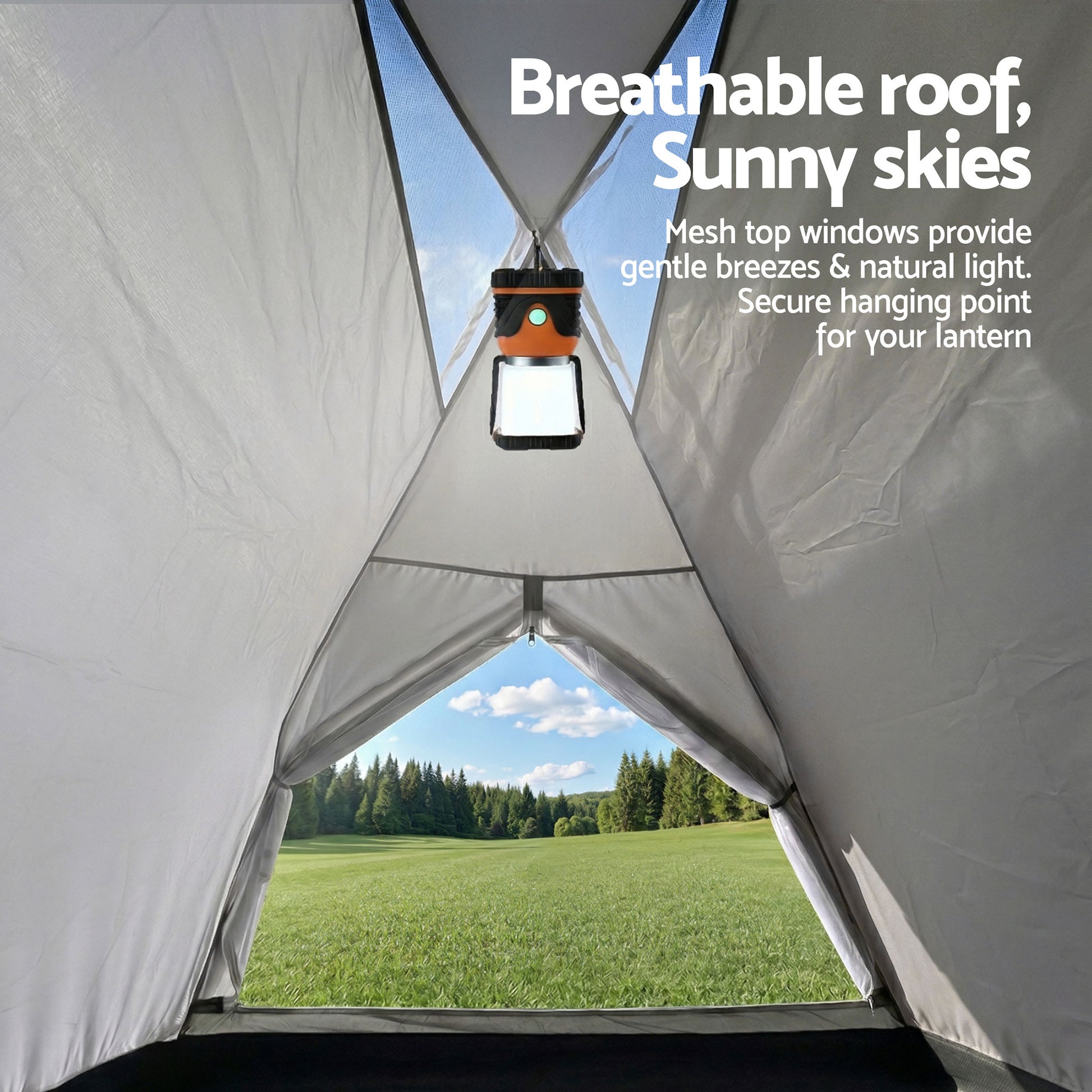 Weisshorn 2 Person Instant Pop Up Camping Tent Automatic Waterproof Hiking Beach - Image 4
