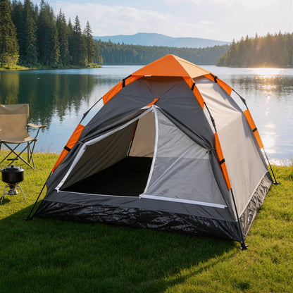 Weisshorn 2 Person Instant Pop Up Camping Tent Automatic Waterproof Hiking Beach - Image 9