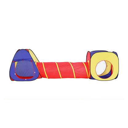 Keezi Kids Playhouse Play Tent Pop Up Teepee Castle Crawl Tunnel Outdoor Indoor Toys Children Gift - Image 3