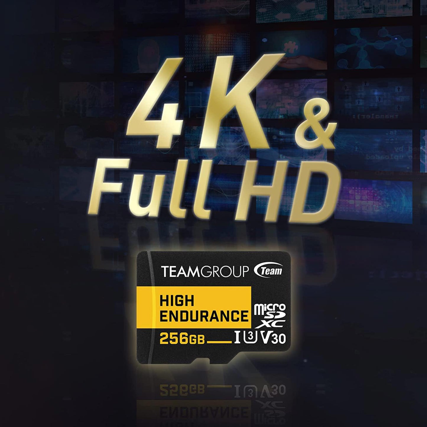 Team Group High Endurance 128GB Micro SDXC UHS-I U3 V30 Memory Card - Digital Flash Memory - Image 4