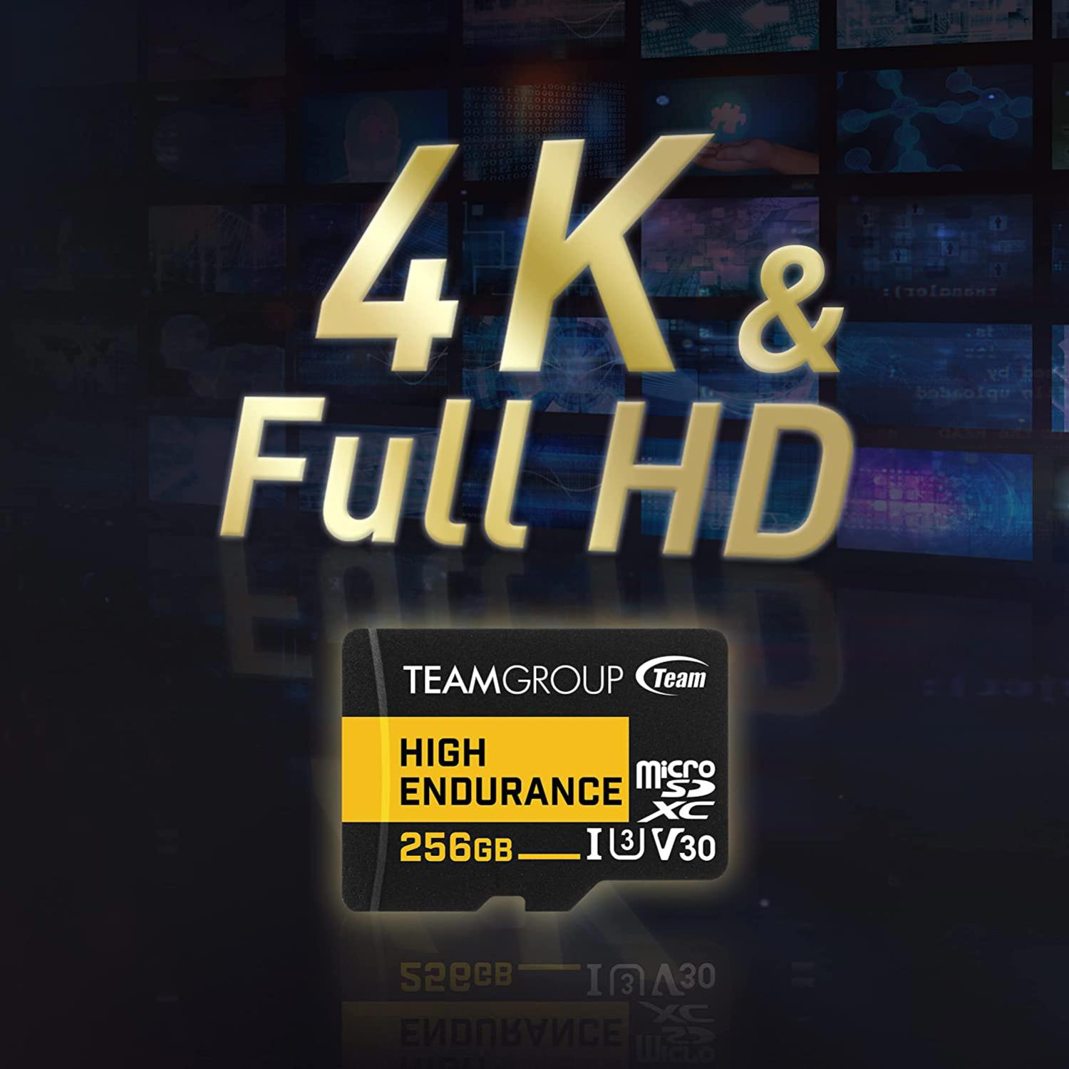 Team Group High Endurance 64GB Micro SDXC UHS-I U3 V30 Memory Card - Digital Flash Memory - Image 4