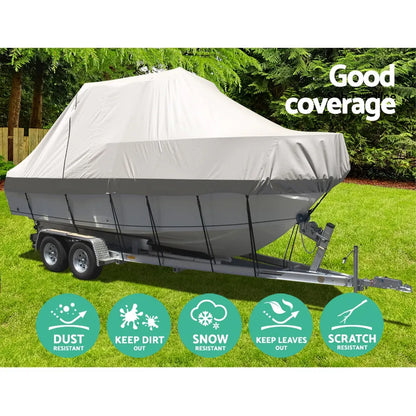 Seamanship 17-19ft Boat Cover Trailerable Jumbo 600D Marine Heavy Duty - Image 3