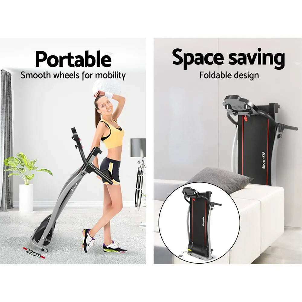 Everfit Treadmill Electric Home Gym Fitness Exercise Machine Foldable 340mm - Image 6