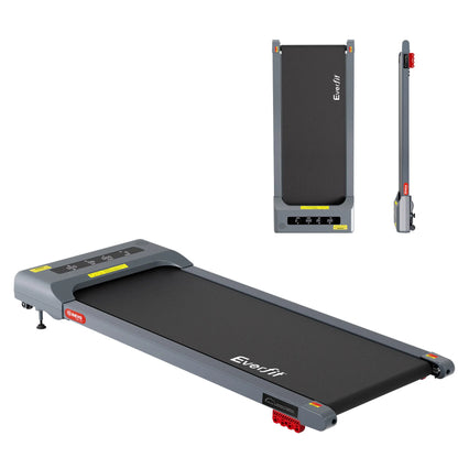 Everfit 3 in 1 Treadmill Electric Walking Pad Incline Under Desk Home Gym 380mm Grey - Image 3