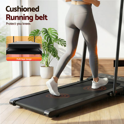Everfit Treadmill Electric Walking Pad Under Desk Home Gym Fitness 380mm Black - Image 8