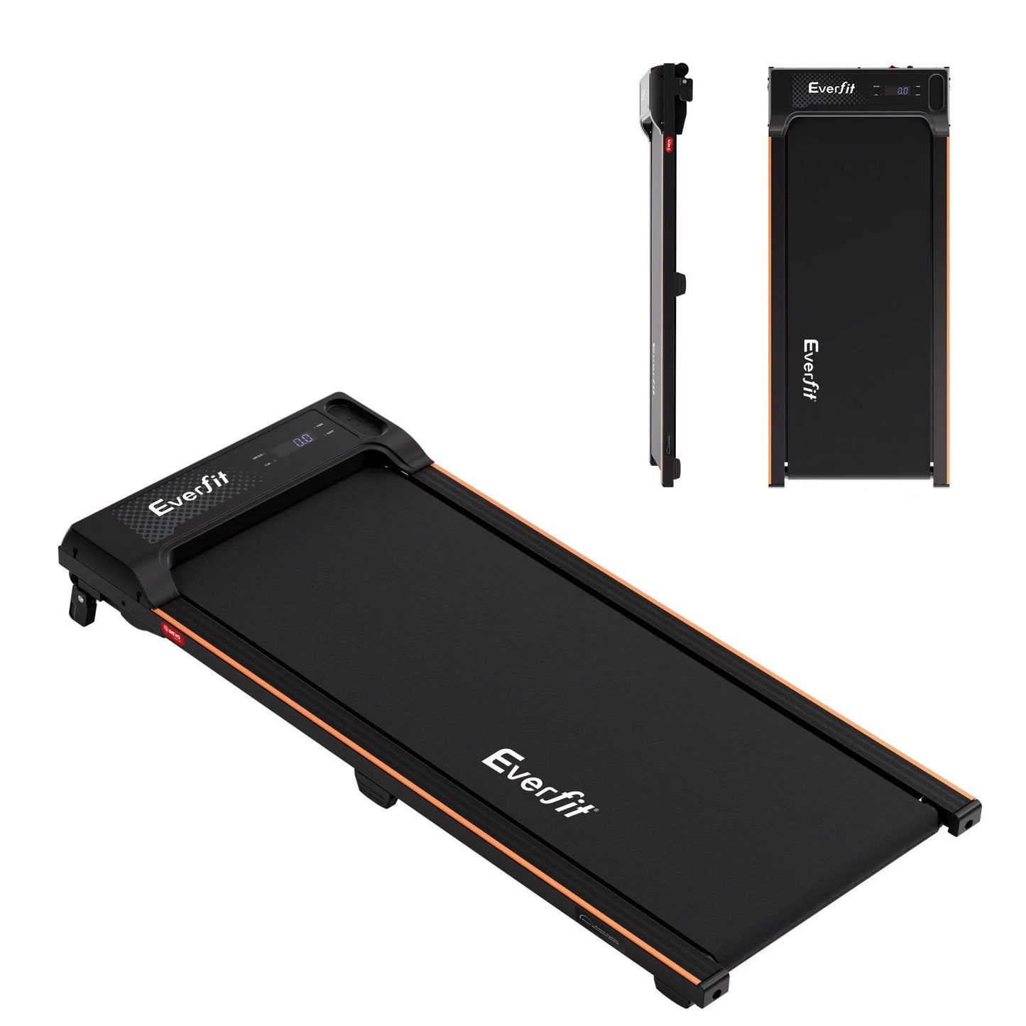 Everfit 3 in 1 Walking Pad Treadmill 12% Incline Under Desk Treadmills for Home Gym With 40cm Wide Belt Black - Image 3