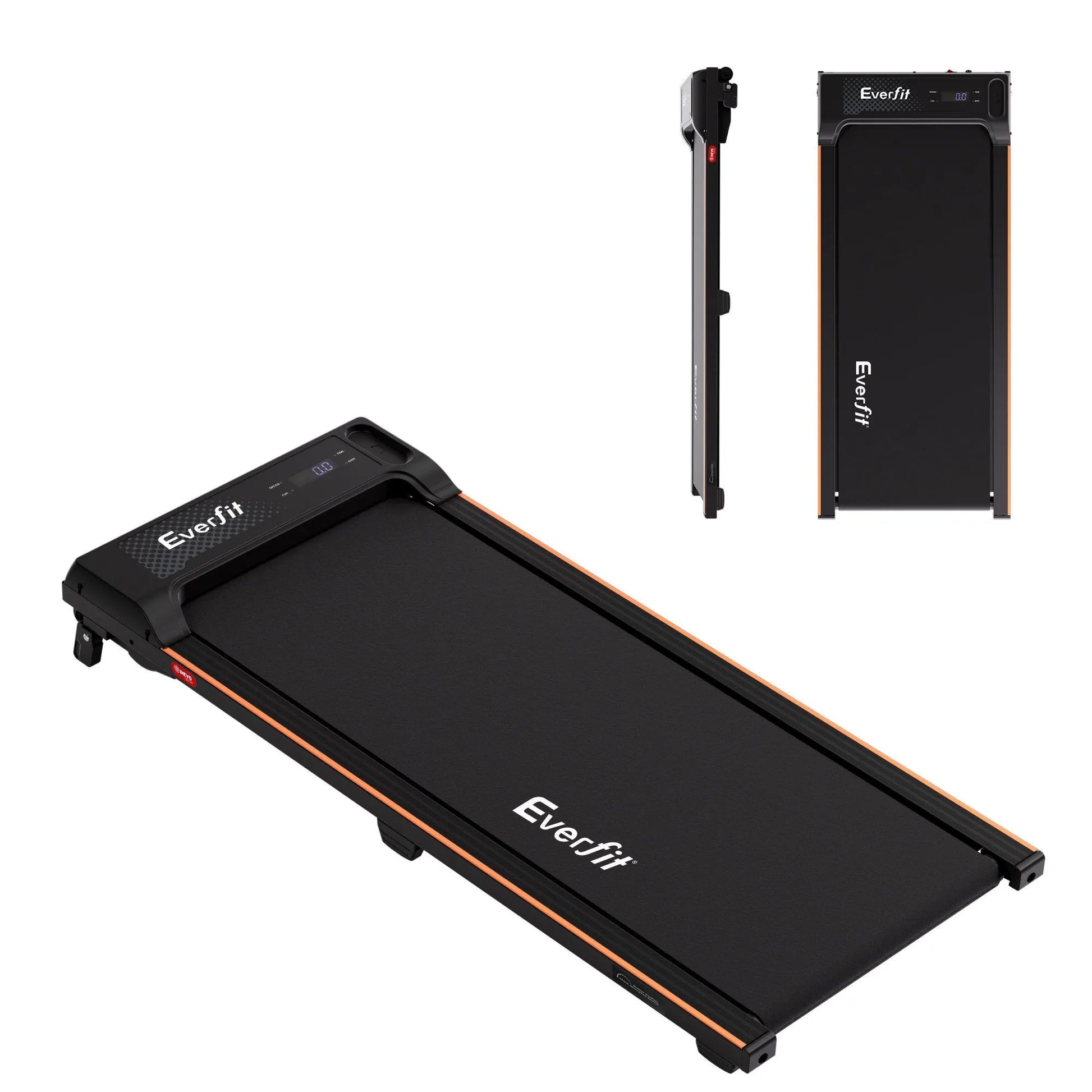 Everfit 3 in 1 Walking Pad Treadmill 12% Incline Under Desk Treadmills for Home Gym With 40cm Wide Belt Black - Image 3