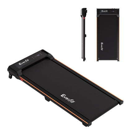 Everfit 3 in 1 Walking Pad Treadmill 12% Incline Under Desk Treadmills for Home Gym With 40cm Wide Belt Black - Image 3