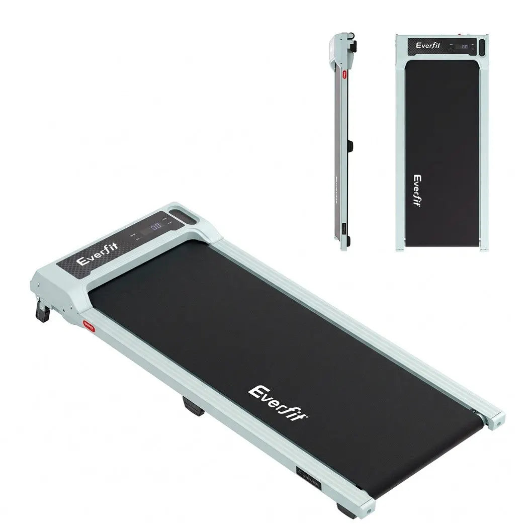 Everfit 3 in 1 Walking Pad Treadmill 12% Incline Under Desk Treadmills for Home Gym 40cmBelt Green - Image 4